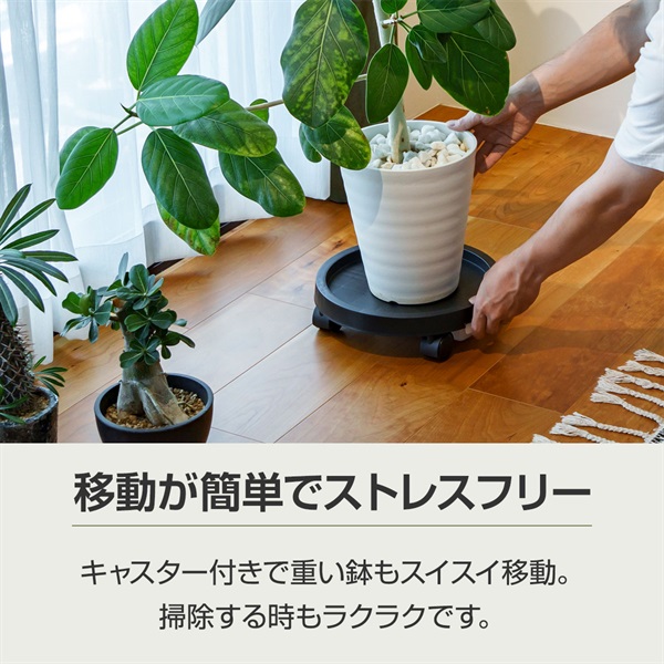 受け皿 キャスター付き 鉢受け皿 鉢皿 鉢台 ソーサー 3個セット 内径
