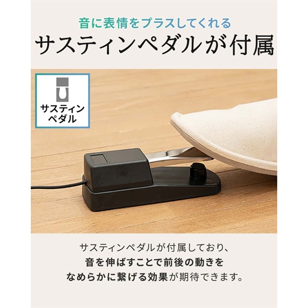 RiZKiZ 電子ピアノ 88鍵盤 キーボード ピアノ MIDI スタンド