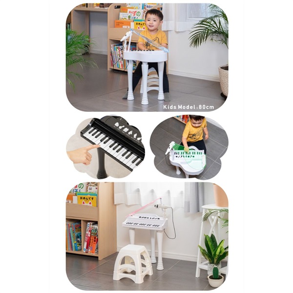 RiZKiZ おもちゃ ピアノ マイク付き ミニピアノ セット 電子玩具