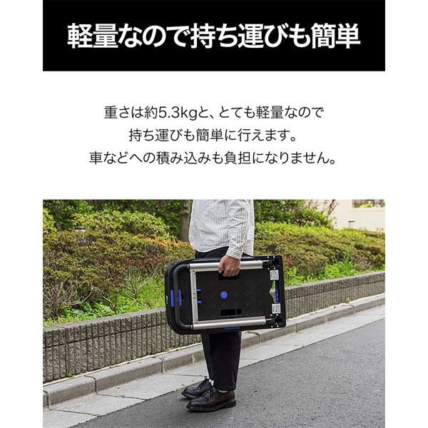 FIELDOOR 台車 折りたたみ 折りたたみ台車 軽量 コンパクト キャスター