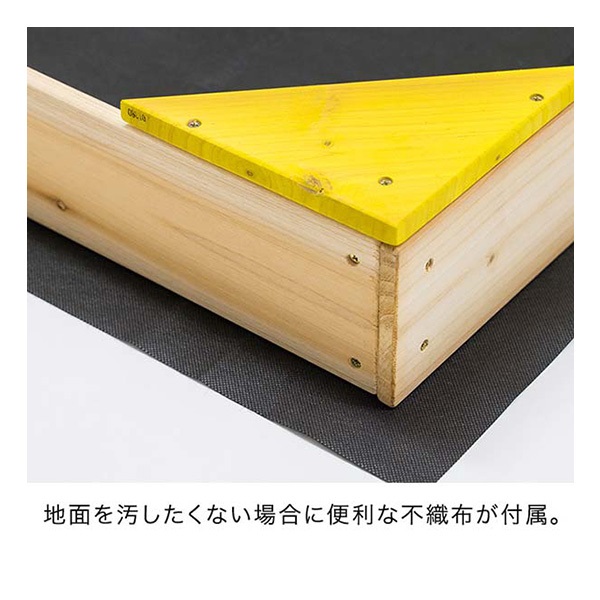 砂場 砂遊び セット カバー シート 付き 木製砂場 90 x 90 x 砂場 砂遊び セット カバー シート 付き 木製砂場 90 x 90 x