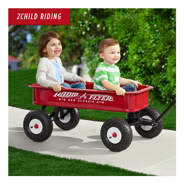 廃盤　USA RADIO FLYER 2人乗り　ローライダー Radio Flyer ラジオフライヤー ビックレッドクラシックワゴン 1800 2人