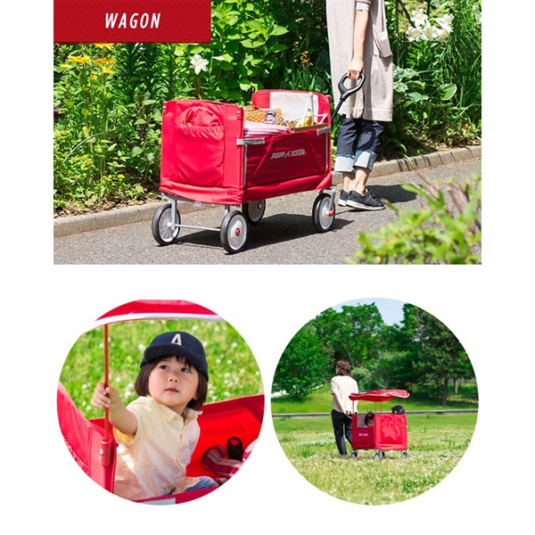Radio Flyer ラジオフライヤー キャノピー付き 3-in-1 イージー