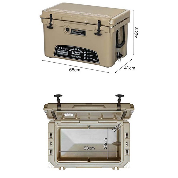 FIELDOOR　クーラーボックス 大容量 大型 42.5L/45QT FIELDOOR クーラーボックス 大容量 大型 42.5L/45QT ハード