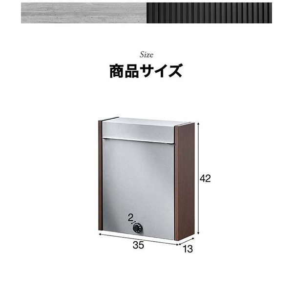 未使用 A4サイズ南京錠対応 メイワ ステンレスポスト PS-360郵便ポスト Amazon.co.jp: メイワ ステンレスポスト ブラック PS-360 : DIY
