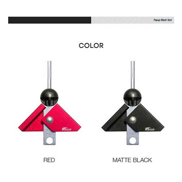 FIELDOOR テントポール用 二又化パーツ 固定ベルト付き 2又ポール 二又