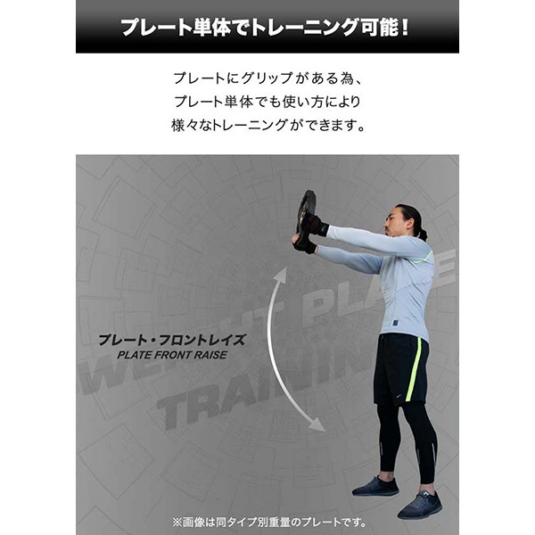 ダンベルプレート 穴あき 1.25kg 2枚セット 穴径50mm 追加 バーベル用