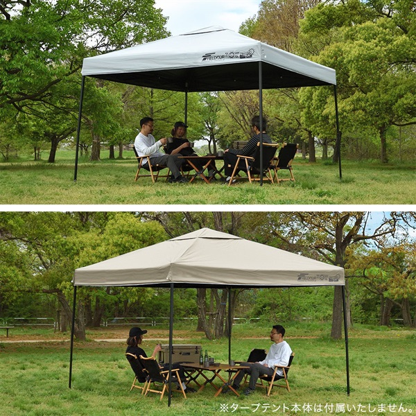 FIELDOOR ワンタッチタープ 3.0m 専用トップカバー 3×3m用 共通