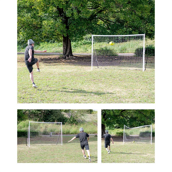 FIELDOOR フットサルゴール 3m×2m 公式サイズ 折りたたみ 組み立て式